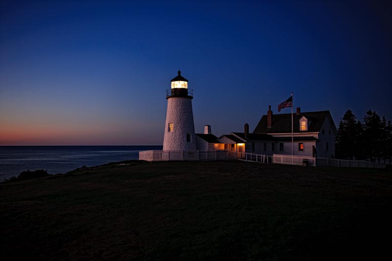 Pemaquid Point Lighthouse at Sunrise | Bristol, Maine | Vincent ...